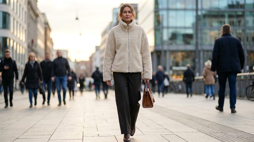 fleece jacket high pile sherpa