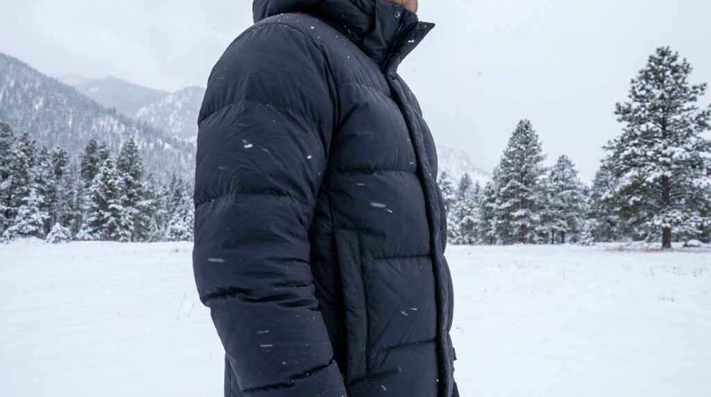 puffer jacket quilted wind resistant
