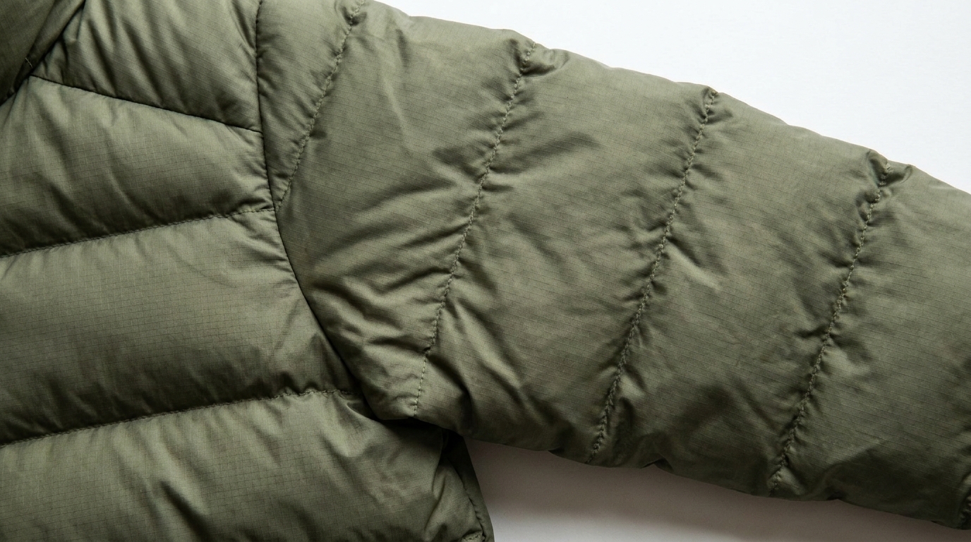 winter coat stitched ripstop