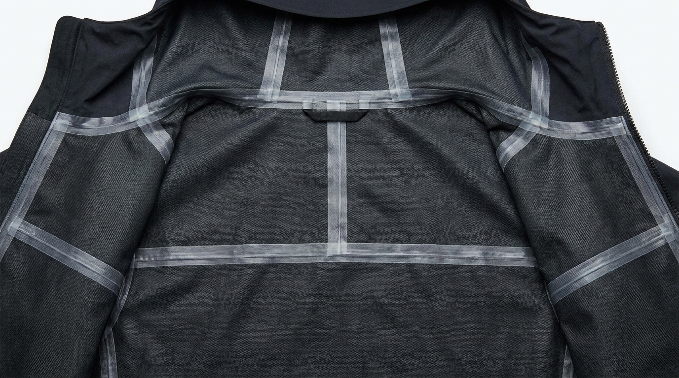 fully taped jacket waterproof technical