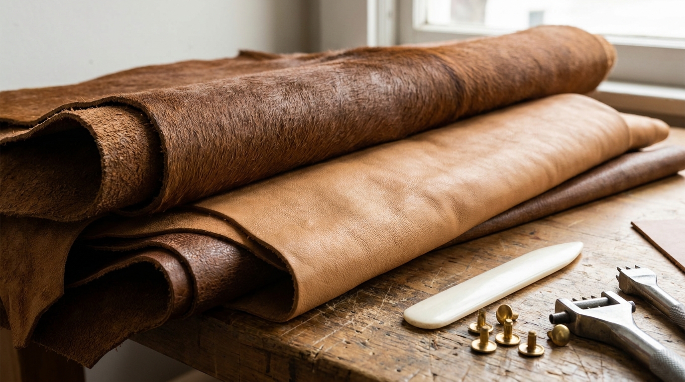 leather hides rugged soft