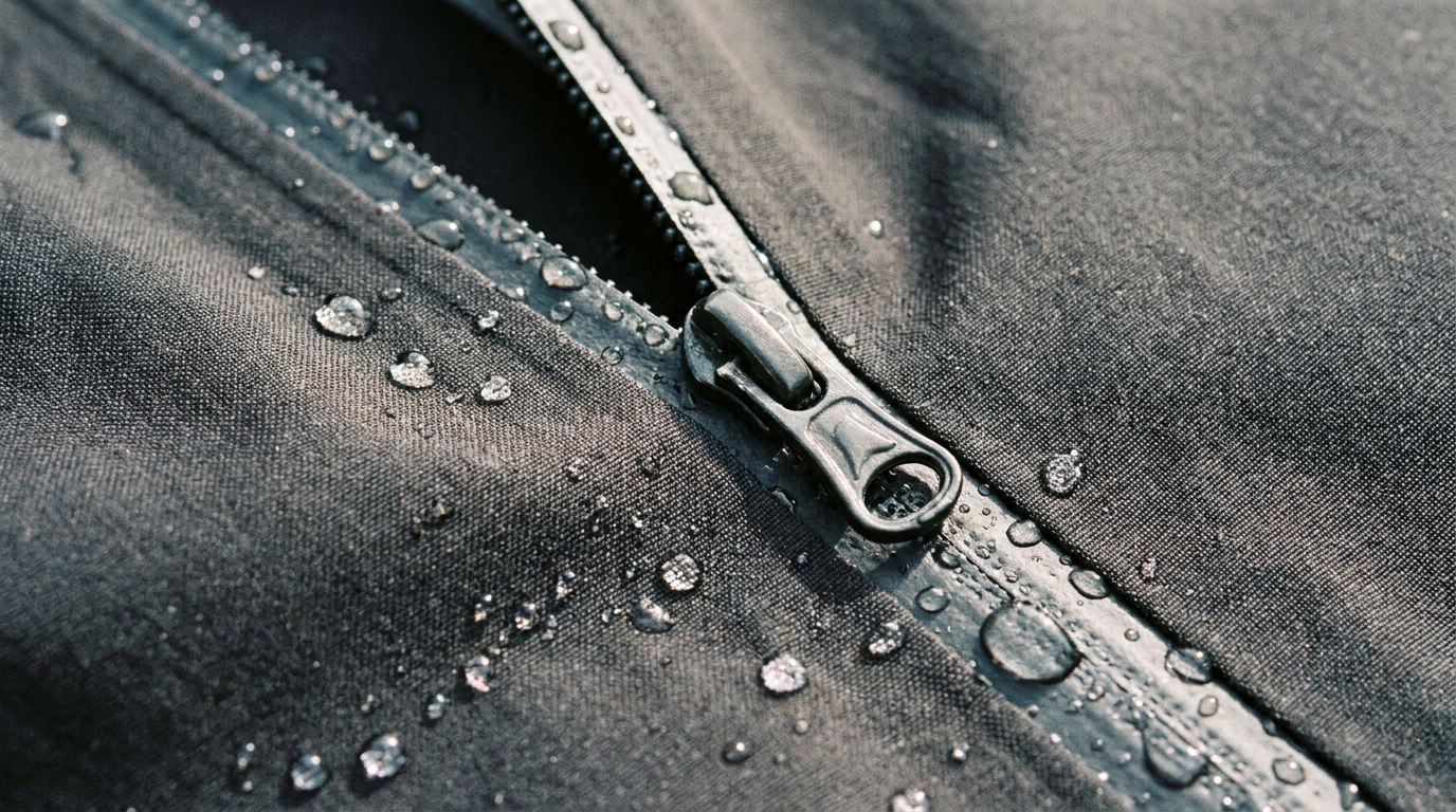 waterproof zipper coated protective