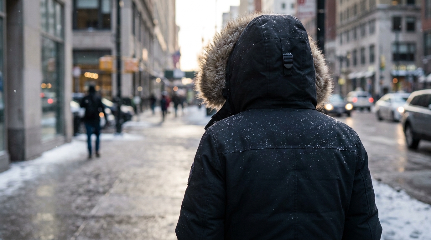 winter jacket critically taped