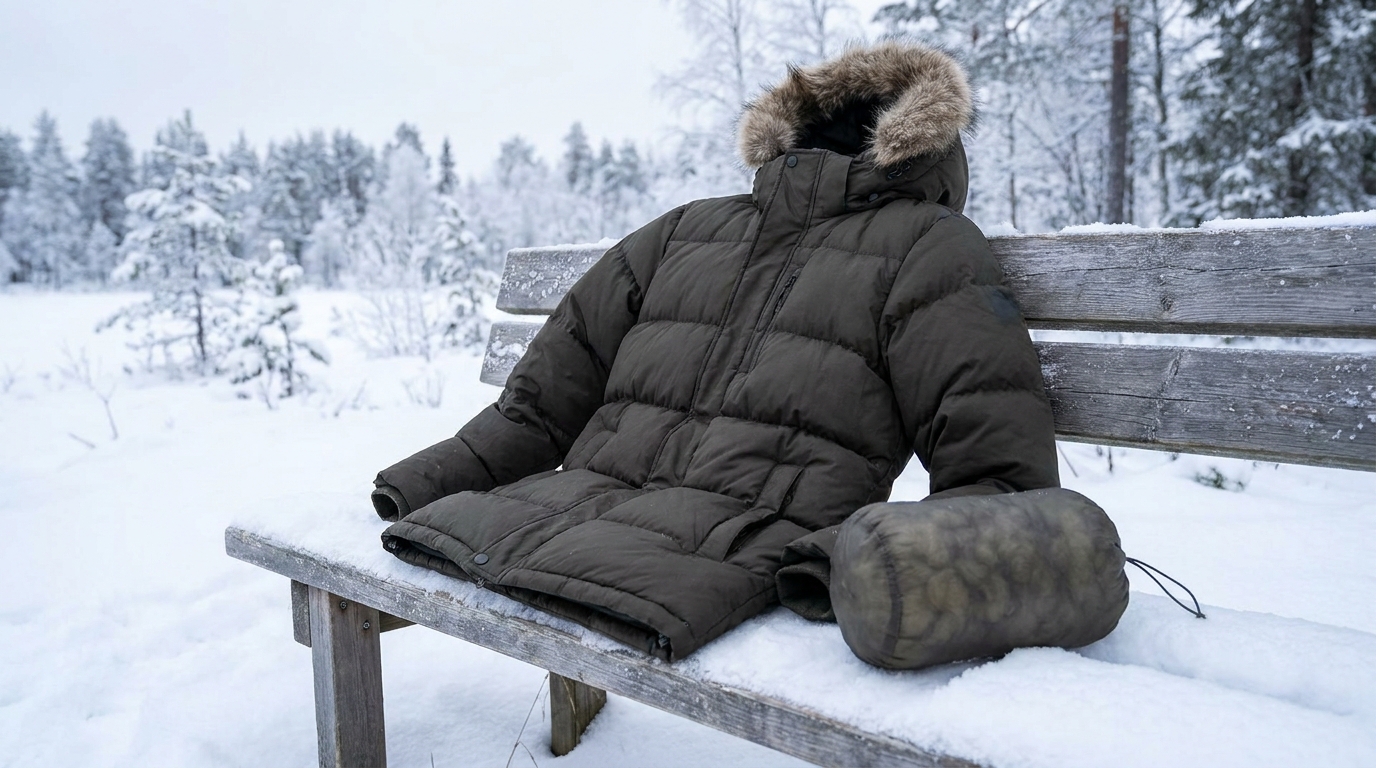down puffer jacket natural fluffy