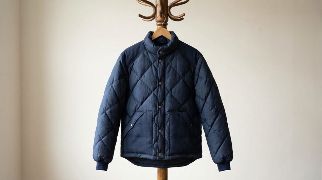 puffer jacket quilted segmented