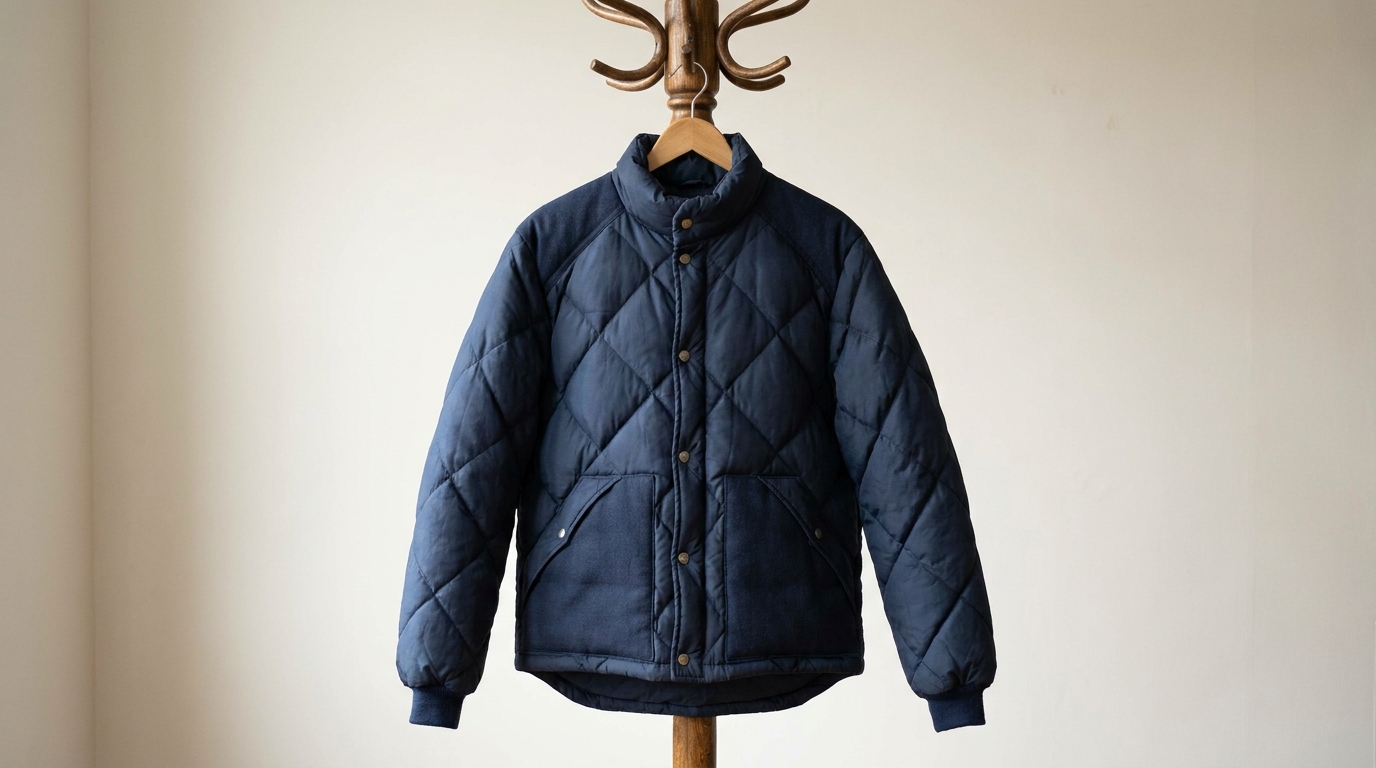 puffer jacket quilted segmented