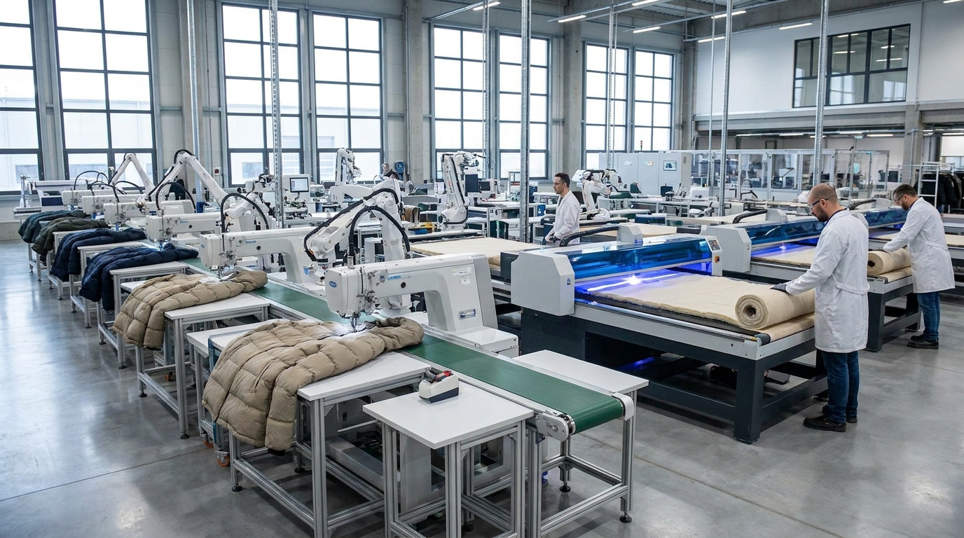 winter outerwear custom automated